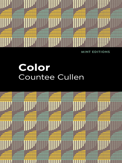 Title details for Color by Countee Cullen - Available